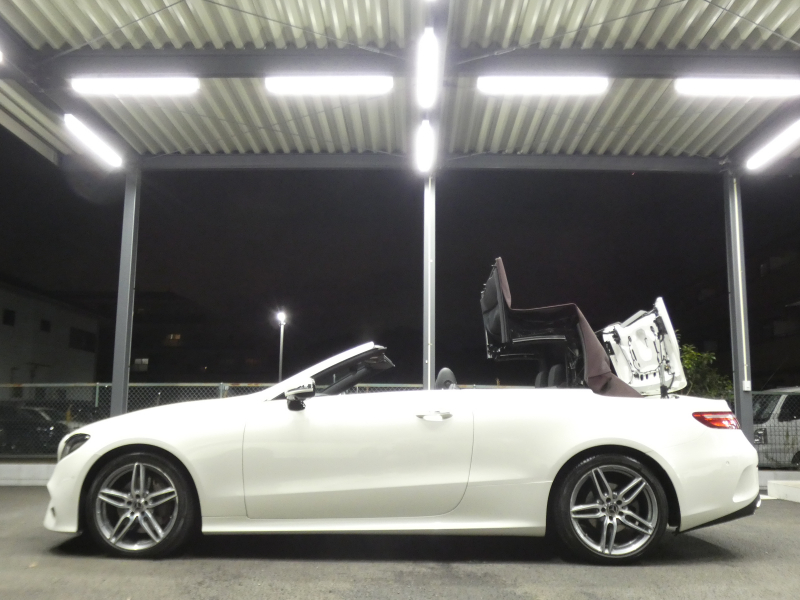 メルセデスベンツ Eクラス E200 ｶﾌﾞﾘｵﾚ ｽﾎﾟｰﾂ ﾚｰﾀﾞｰｾｰﾌﾃｨPKG　meｺﾈｸﾄ AMGｴｱﾛ&19AW ﾀﾞｰｸﾚｯﾄﾞ幌 ﾚｯﾄﾞ/ﾌﾞﾗｯｸ革 ﾋｰﾀｰ&ｴｱｽｶｰﾌ 純正ﾅﾋﾞ 地ﾃﾞｼﾞ Aｶｰﾌﾟﾚｲ 360ｶﾒﾗ ﾄﾞﾗﾚｺ ﾍｯﾄﾞｱｯﾌﾟD Burmester ｴｱﾊﾞﾗﾝｽPKG　2年保証付