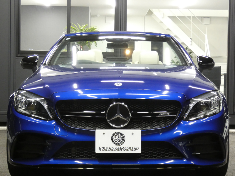 AMG Cクラス C43 4MATIC ｶﾌﾞﾘｵﾚ ﾚｰﾀﾞｰｾｰﾌﾃｨPKG　後期 390ps meｺﾈｸﾄ 白革 青幌 HDDﾅﾋﾞ 地ﾃﾞｼﾞ Appleｶｰﾌﾟﾚｲ ﾍｯﾄﾞｱｯﾌﾟD Burmester ｴｱﾊﾞﾗﾝｽPKG ﾏﾙﾁﾋﾞｰﾑLEDﾍｯﾄﾞﾗｲﾄ ｱﾝﾋﾞｴﾝﾄｴｱｱｳﾄﾚｯﾄ　2年保証付