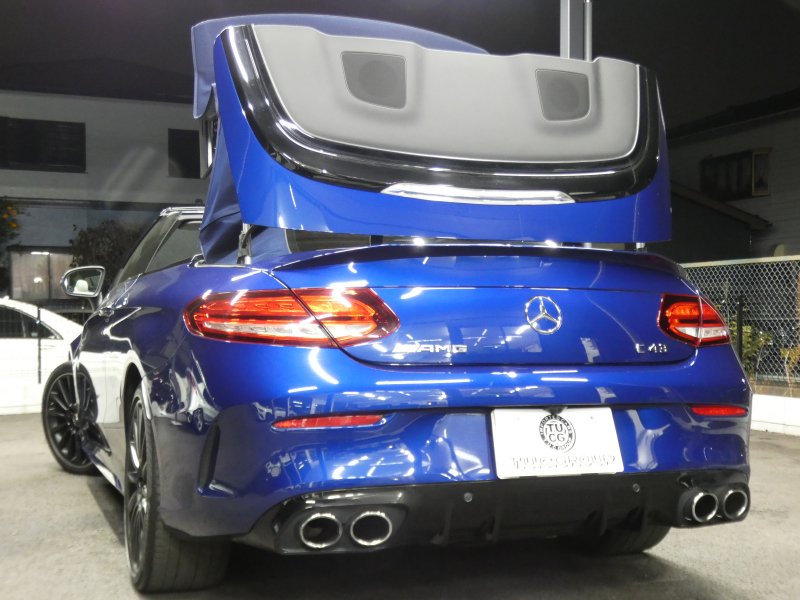 AMG Cクラス C43 4MATIC ｶﾌﾞﾘｵﾚ ﾚｰﾀﾞｰｾｰﾌﾃｨPKG　後期 390ps meｺﾈｸﾄ 白革 青幌 HDDﾅﾋﾞ 地ﾃﾞｼﾞ Appleｶｰﾌﾟﾚｲ ﾍｯﾄﾞｱｯﾌﾟD Burmester ｴｱﾊﾞﾗﾝｽPKG ﾏﾙﾁﾋﾞｰﾑLEDﾍｯﾄﾞﾗｲﾄ ｱﾝﾋﾞｴﾝﾄｴｱｱｳﾄﾚｯﾄ　2年保証付