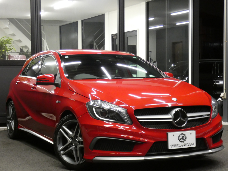 AMG Aクラス A45 AMG 4MATIC ｾｰﾌﾃｨPKG　1ｵｰﾅｰ AMGｴｱﾛ&18AW 強化ﾌﾞﾚｰｷ&ｻｽﾍﾟﾝｼｮﾝ ﾃﾞｨｽﾄﾛﾆｯｸﾌﾟﾗｽ 黒本革ｼｰﾄ HDDﾅﾋﾞ 地ﾃﾞｼﾞ Bｶﾒﾗ ｷｾﾉﾝﾗｲﾄ ｱﾀﾞﾌﾟﾃｨﾌﾞHB ﾊﾟﾄﾞﾙｼﾌﾄ 360度ﾄﾞﾗﾚｺ　2年保証付