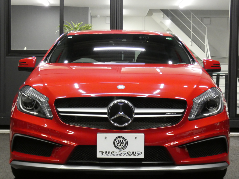 AMG Aクラス A45 AMG 4MATIC ｾｰﾌﾃｨPKG　1ｵｰﾅｰ AMGｴｱﾛ&18AW 強化ﾌﾞﾚｰｷ&ｻｽﾍﾟﾝｼｮﾝ ﾃﾞｨｽﾄﾛﾆｯｸﾌﾟﾗｽ 黒本革ｼｰﾄ HDDﾅﾋﾞ 地ﾃﾞｼﾞ Bｶﾒﾗ ｷｾﾉﾝﾗｲﾄ ｱﾀﾞﾌﾟﾃｨﾌﾞHB ﾊﾟﾄﾞﾙｼﾌﾄ 360度ﾄﾞﾗﾚｺ　2年保証付