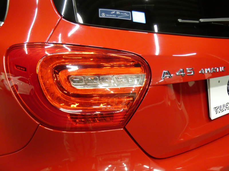 AMG Aクラス A45 AMG 4MATIC ｾｰﾌﾃｨPKG　1ｵｰﾅｰ AMGｴｱﾛ&18AW 強化ﾌﾞﾚｰｷ&ｻｽﾍﾟﾝｼｮﾝ ﾃﾞｨｽﾄﾛﾆｯｸﾌﾟﾗｽ 黒本革ｼｰﾄ HDDﾅﾋﾞ 地ﾃﾞｼﾞ Bｶﾒﾗ ｷｾﾉﾝﾗｲﾄ ｱﾀﾞﾌﾟﾃｨﾌﾞHB ﾊﾟﾄﾞﾙｼﾌﾄ 360度ﾄﾞﾗﾚｺ　2年保証付