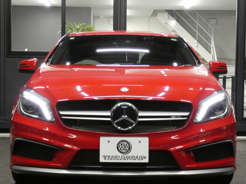 AMG Aクラス A45 AMG 4MATIC ｾｰﾌﾃｨPKG　1ｵｰﾅｰ AMGｴｱﾛ&18AW 強化ﾌﾞﾚｰｷ&ｻｽﾍﾟﾝｼｮﾝ ﾃﾞｨｽﾄﾛﾆｯｸﾌﾟﾗｽ 黒本革ｼｰﾄ HDDﾅﾋﾞ 地ﾃﾞｼﾞ Bｶﾒﾗ ｷｾﾉﾝﾗｲﾄ ｱﾀﾞﾌﾟﾃｨﾌﾞHB ﾊﾟﾄﾞﾙｼﾌﾄ 360度ﾄﾞﾗﾚｺ　2年保証付
