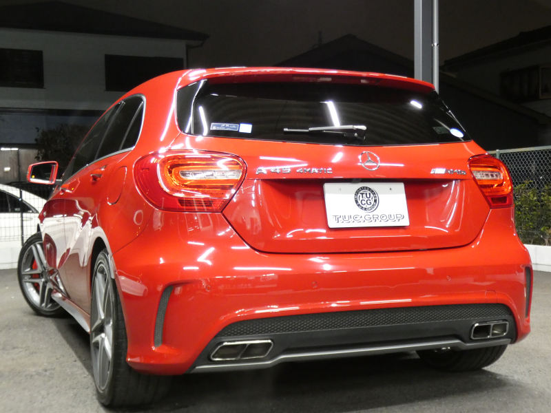 AMG Aクラス A45 AMG 4MATIC ｾｰﾌﾃｨPKG　1ｵｰﾅｰ AMGｴｱﾛ&18AW 強化ﾌﾞﾚｰｷ&ｻｽﾍﾟﾝｼｮﾝ ﾃﾞｨｽﾄﾛﾆｯｸﾌﾟﾗｽ 黒本革ｼｰﾄ HDDﾅﾋﾞ 地ﾃﾞｼﾞ Bｶﾒﾗ ｷｾﾉﾝﾗｲﾄ ｱﾀﾞﾌﾟﾃｨﾌﾞHB ﾊﾟﾄﾞﾙｼﾌﾄ 360度ﾄﾞﾗﾚｺ　2年保証付