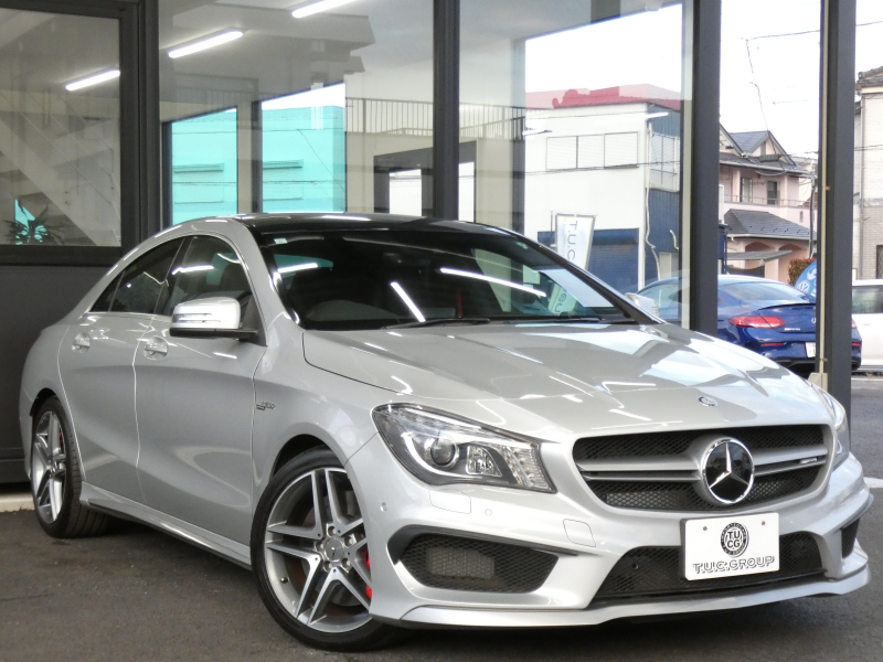 AMG CLAクラス CLA45 4MATIC AMGｱﾄﾞﾊﾞﾝｽﾄﾞ&ﾚｰﾀﾞｰｾｰﾌﾃｨPKG　AMGﾊﾟﾌｫｰﾏﾝｽｼｰﾄ&ｽﾃｱﾘﾝｸﾞ ﾊﾟﾉﾗﾏSR ﾅﾋﾞ 地ﾃﾞｼﾞ Bｶﾒﾗ harman/kardon ﾊﾟﾄﾞﾙｼﾌﾄ PTS AMGｴｱﾛ&18AW 　2年保証付