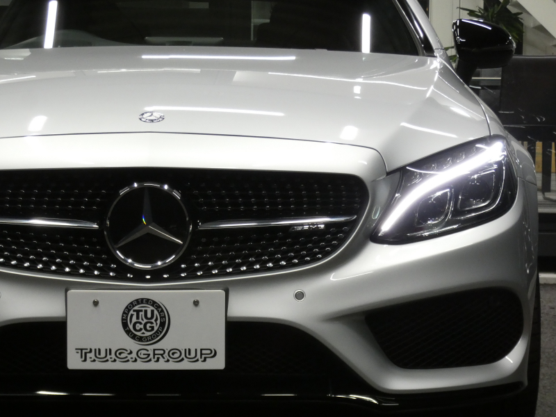 AMG Cクラス C43 4MATIC ｸｰﾍﾟ ﾚｰﾀﾞｰｾｰﾌﾃｨPKG　9速AT AMGｴｱﾛ&19ｲﾝﾁｱﾙﾐ 黒本革 HDDﾅﾋﾞ 地ﾃﾞｼﾞ ﾊﾞｯｸｶﾒﾗ Burmester ﾊﾟﾌｭｰﾑｱﾄﾏｲｻﾞｰ ﾍｯﾄﾞｱｯﾌﾟD 純正ﾄﾞﾗﾚｺ LEDﾍｯﾄﾞﾗｲﾄ/ｱﾀﾞﾌﾟﾃｨﾌﾞHB　2年保証付