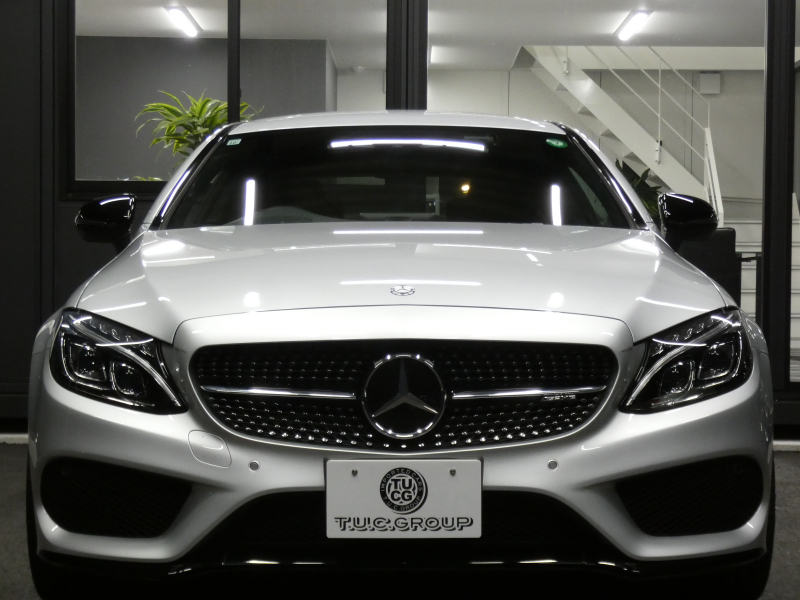 AMG Cクラス C43 4MATIC ｸｰﾍﾟ ﾚｰﾀﾞｰｾｰﾌﾃｨPKG　9速AT AMGｴｱﾛ&19ｲﾝﾁｱﾙﾐ 黒本革 HDDﾅﾋﾞ 地ﾃﾞｼﾞ ﾊﾞｯｸｶﾒﾗ Burmester ﾊﾟﾌｭｰﾑｱﾄﾏｲｻﾞｰ ﾍｯﾄﾞｱｯﾌﾟD 純正ﾄﾞﾗﾚｺ LEDﾍｯﾄﾞﾗｲﾄ/ｱﾀﾞﾌﾟﾃｨﾌﾞHB　2年保証付