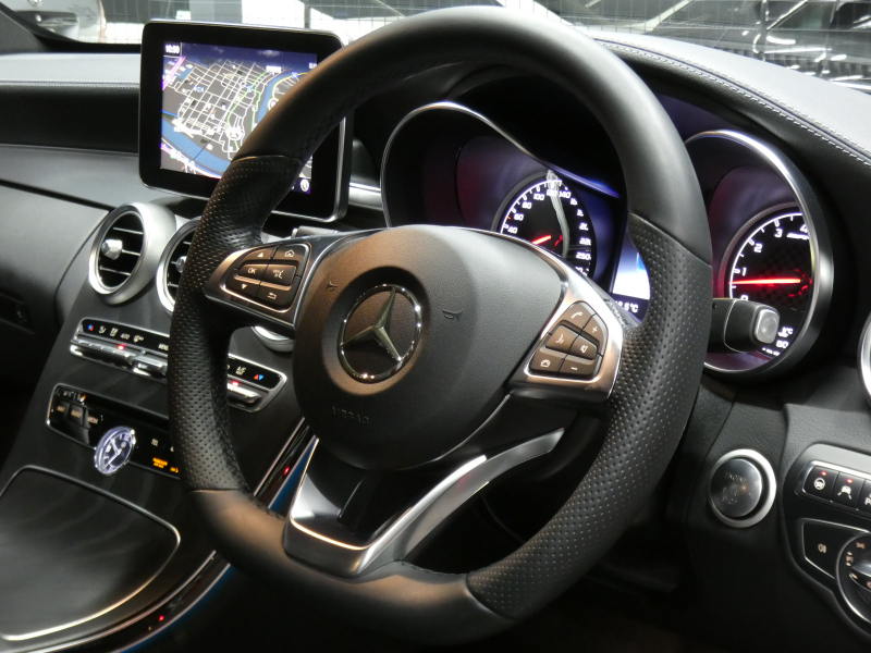 AMG Cクラス C43 4MATIC ｸｰﾍﾟ ﾚｰﾀﾞｰｾｰﾌﾃｨPKG　9速AT AMGｴｱﾛ&19ｲﾝﾁｱﾙﾐ 黒本革 HDDﾅﾋﾞ 地ﾃﾞｼﾞ ﾊﾞｯｸｶﾒﾗ Burmester ﾊﾟﾌｭｰﾑｱﾄﾏｲｻﾞｰ ﾍｯﾄﾞｱｯﾌﾟD 純正ﾄﾞﾗﾚｺ LEDﾍｯﾄﾞﾗｲﾄ/ｱﾀﾞﾌﾟﾃｨﾌﾞHB　2年保証付