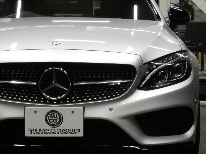 AMG Cクラス C43 4MATIC ｸｰﾍﾟ ﾚｰﾀﾞｰｾｰﾌﾃｨPKG　9速AT AMGｴｱﾛ&19ｲﾝﾁｱﾙﾐ 黒本革 HDDﾅﾋﾞ 地ﾃﾞｼﾞ ﾊﾞｯｸｶﾒﾗ Burmester ﾊﾟﾌｭｰﾑｱﾄﾏｲｻﾞｰ ﾍｯﾄﾞｱｯﾌﾟD 純正ﾄﾞﾗﾚｺ LEDﾍｯﾄﾞﾗｲﾄ/ｱﾀﾞﾌﾟﾃｨﾌﾞHB　2年保証付