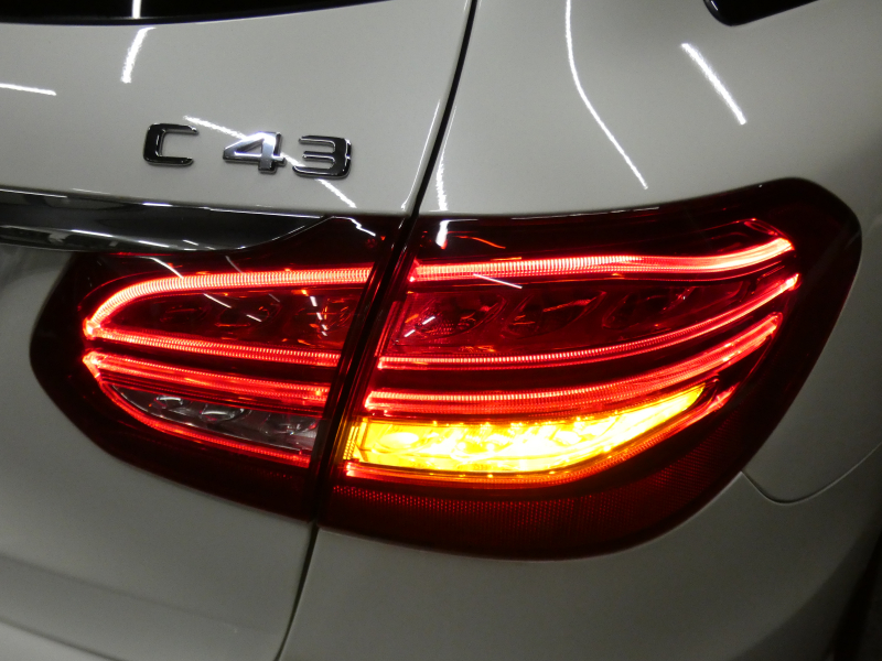 AMG Cクラス C43 4MATIC ｽﾃｰｼｮﾝﾜｺﾞﾝ ﾚｰﾀﾞｰｾｰﾌﾃｨPKG　9AT 赤本革 ﾊﾟﾉﾗﾏSR HDDﾅﾋﾞ 地ﾃﾞｼﾞ Bｶﾒﾗ Burmester ﾍｯﾄﾞｱｯﾌﾟD LEDﾍｯﾄﾞﾗｲﾄ ｵｰﾄﾘｱｹﾞｰﾄ ｴｱﾊﾞﾗﾝｽPKG AMGｴｱﾛ&19ｲﾝﾁAW　2年保証付