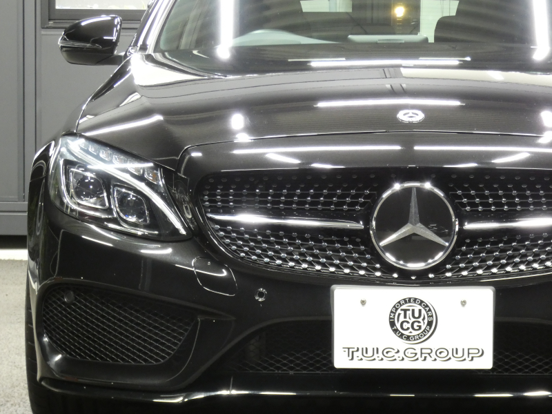 AMG Cクラス C43 4MATIC ｽﾃｰｼｮﾝﾜｺﾞﾝ ﾚｰﾀﾞｰｾｰﾌﾃｨPKG　meｺﾈ 9AT 黒本革 ﾊﾟﾉﾗﾏSR HDDﾅﾋﾞ 地ﾃﾞｼﾞ Bｶﾒﾗ Burmester ﾍｯﾄﾞｱｯﾌﾟD LEDﾍｯﾄﾞﾗｲﾄ ｵｰﾄﾘｱｹﾞｰﾄ ｴｱﾊﾞﾗﾝｽPKG AMGｴｱﾛ&19ｲﾝﾁAW　2年保証付