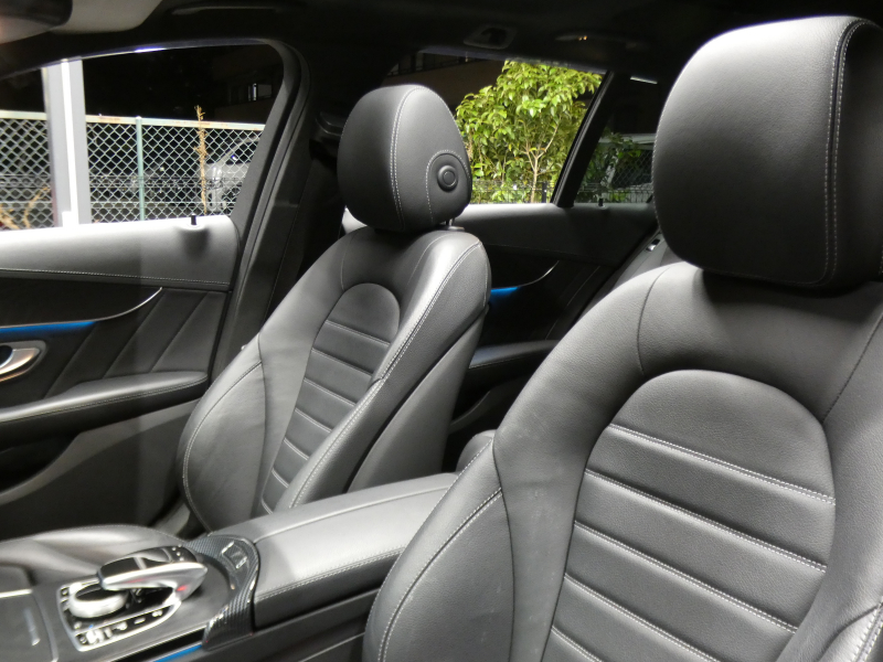 AMG Cクラス C43 4MATIC ｽﾃｰｼｮﾝﾜｺﾞﾝ ﾚｰﾀﾞｰｾｰﾌﾃｨPKG　meｺﾈ 9AT 黒本革 ﾊﾟﾉﾗﾏSR HDDﾅﾋﾞ 地ﾃﾞｼﾞ Bｶﾒﾗ Burmester ﾍｯﾄﾞｱｯﾌﾟD LEDﾍｯﾄﾞﾗｲﾄ ｵｰﾄﾘｱｹﾞｰﾄ ｴｱﾊﾞﾗﾝｽPKG AMGｴｱﾛ&19ｲﾝﾁAW　2年保証付