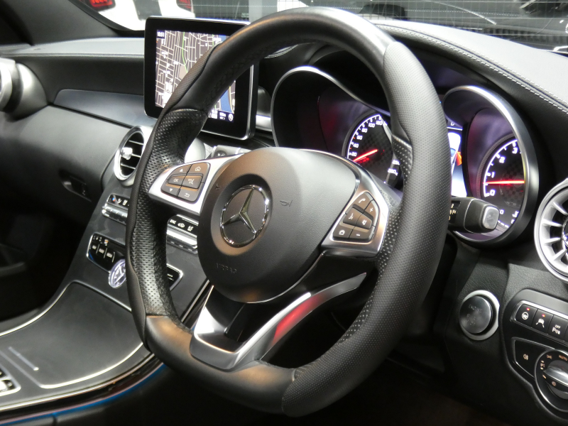 AMG Cクラス C43 4MATIC ｽﾃｰｼｮﾝﾜｺﾞﾝ ﾚｰﾀﾞｰｾｰﾌﾃｨPKG　meｺﾈ 9AT 黒本革 ﾊﾟﾉﾗﾏSR HDDﾅﾋﾞ 地ﾃﾞｼﾞ Bｶﾒﾗ Burmester ﾍｯﾄﾞｱｯﾌﾟD LEDﾍｯﾄﾞﾗｲﾄ ｵｰﾄﾘｱｹﾞｰﾄ ｴｱﾊﾞﾗﾝｽPKG AMGｴｱﾛ&19ｲﾝﾁAW　2年保証付