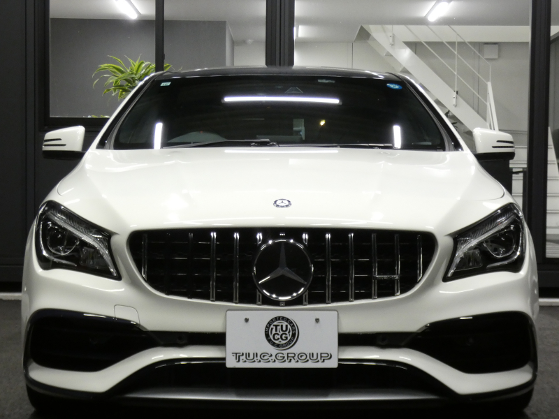 AMG CLAクラス CLA45 4MATIC ｼｭｰﾃｨﾝｸﾞﾌﾞﾚｰｸ AMGｱﾄﾞﾊﾞﾝｽﾄﾞ&ﾚｰﾀﾞｰｾｰﾌﾃｨPKG　後期 381ps ｷｰﾚｽｺﾞｰ ﾊﾟﾌｫｰﾏﾝｽｼｰﾄ&社外ｴｸﾞｿﾞｰｽﾄ rotiform19ｲﾝﾁAW AMGｴｱﾛ ﾊﾟﾉﾗﾏSR ﾅﾋﾞTV Aｶｰﾌﾟﾚｲ Bｶﾒﾗ harman/kardon LEDﾍｯﾄﾞﾗｲﾄ/ｵｰﾄHB　2年保証付