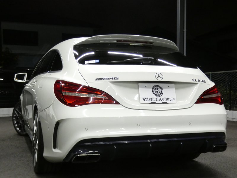 AMG CLAクラス CLA45 4MATIC ｼｭｰﾃｨﾝｸﾞﾌﾞﾚｰｸ AMGｱﾄﾞﾊﾞﾝｽﾄﾞ&ﾚｰﾀﾞｰｾｰﾌﾃｨPKG　後期 381ps ｷｰﾚｽｺﾞｰ ﾊﾟﾌｫｰﾏﾝｽｼｰﾄ&社外ｴｸﾞｿﾞｰｽﾄ rotiform19ｲﾝﾁAW AMGｴｱﾛ ﾊﾟﾉﾗﾏSR ﾅﾋﾞTV Aｶｰﾌﾟﾚｲ Bｶﾒﾗ harman/kardon LEDﾍｯﾄﾞﾗｲﾄ/ｵｰﾄHB　2年保証付