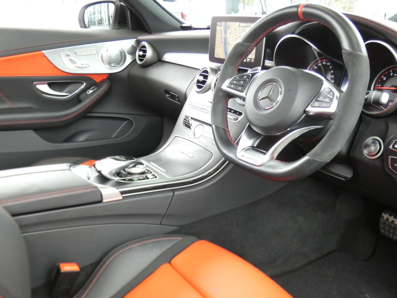 AMG Cクラス C63 S ｶﾌﾞﾘｵﾚ ﾚｰﾀﾞｰｾｰﾌﾃｨPKG　1ｵｰﾅｰ 510ps ﾊﾟﾌｫｰﾏﾝｽｽﾃｱﾘﾝｸﾞ&可変ｴｸﾞｿﾞｰｽﾄ AMGｴｱﾛ&19ｲﾝﾁAW 強化ﾌﾞﾚｰｷ 黒幌 赤黒ﾅｯﾊﾟﾚｻﾞｰ HDDﾅﾋﾞ 地ﾃﾞｼﾞ Bｶﾒﾗ IWCｸﾛｯｸ Burmester　2年保証付