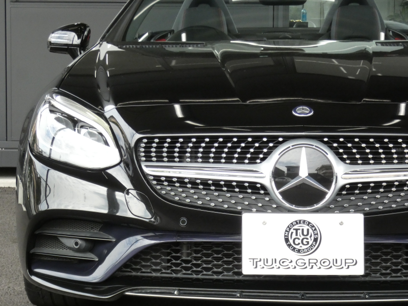 メルセデスベンツ SLCクラス SLC200 ｽﾎﾟｰﾂ ﾚｰﾀﾞｰｾｰﾌﾃｨPKG　ﾏｼﾞｯｸｽｶｲC ｽﾎﾟｰﾂｴｸﾞｿﾞｰｽﾄ ｷｰﾚｽｺﾞｰ 黒本革ｼｰﾄ/ﾋｰﾀｰ HDDﾅﾋﾞTV Bｶﾒﾗ Aｶｰﾌﾟﾚｲ ﾊﾟﾄﾞﾙｼﾌﾄ ﾀﾞｲﾅﾐｯｸｾﾚｸﾄ harman/kardon AMGｴｱﾛ&18ｲﾝﾁAW LEDﾍｯﾄﾞﾗｲﾄ/ｱﾀﾞﾌﾟﾃｨﾌﾞHB　2年保証付