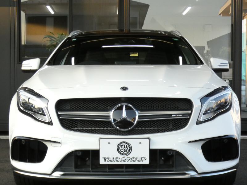 AMG GLA GLA45 4MATIC ﾚｰﾀﾞｰｾｰﾌﾃｨPKG　後期 1ｵｰﾅｰ 381ps ｷｰﾚｽｺﾞｰ 黒本革 ﾊﾟﾉﾗﾏｻﾝﾙｰﾌ ﾅﾋﾞTV Aｶｰﾌﾟﾚｲ Bｶﾒﾗ ﾀﾞｲﾅﾐｯｸｾﾚｸﾄ LEDﾍｯﾄﾞﾗｲﾄ ﾊﾟﾄﾞﾙｼﾌﾄ 前後ﾄﾞﾗﾚｺ 自動ﾘｱｹﾞｰﾄ/ﾌｯﾄOP AMGｴｱﾛ&19ｲﾝﾁAW　2年保証付