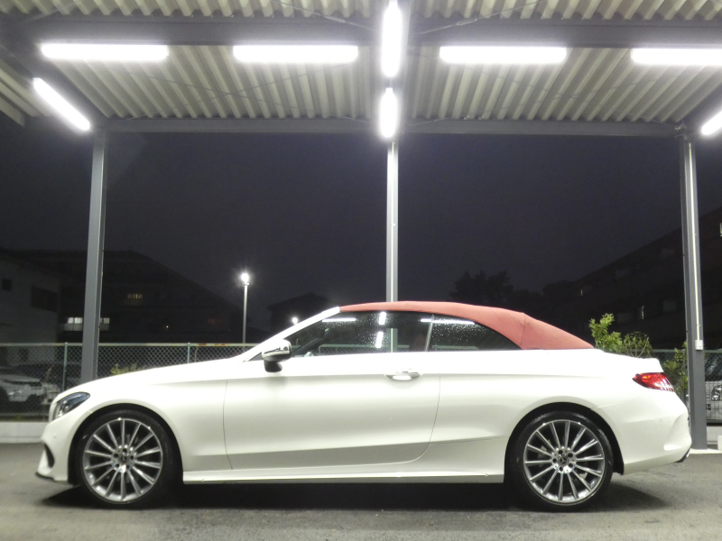 メルセデスベンツ Cクラス C180 ｶﾌﾞﾘｵﾚ ﾚｻﾞｰｴｸｽｸﾙｰｼﾌﾞ&ﾚｰﾀﾞｰｾｰﾌﾃｨPKG　9速AT meｺﾈｸﾄ AMGｴｱﾛ&19ｲﾝﾁｱﾙﾐ 赤革 赤幌 HDDﾅﾋﾞ 地ﾃﾞｼﾞ Bｶﾒﾗ Bluetoothｵｰﾃﾞｨｵ ﾄﾞﾗﾚｺ LEDﾍｯﾄﾞﾗｲﾄ ｴｱﾊﾞﾗﾝｽPKG ﾍｯﾄﾞｱｯﾌﾟD　2年保証付