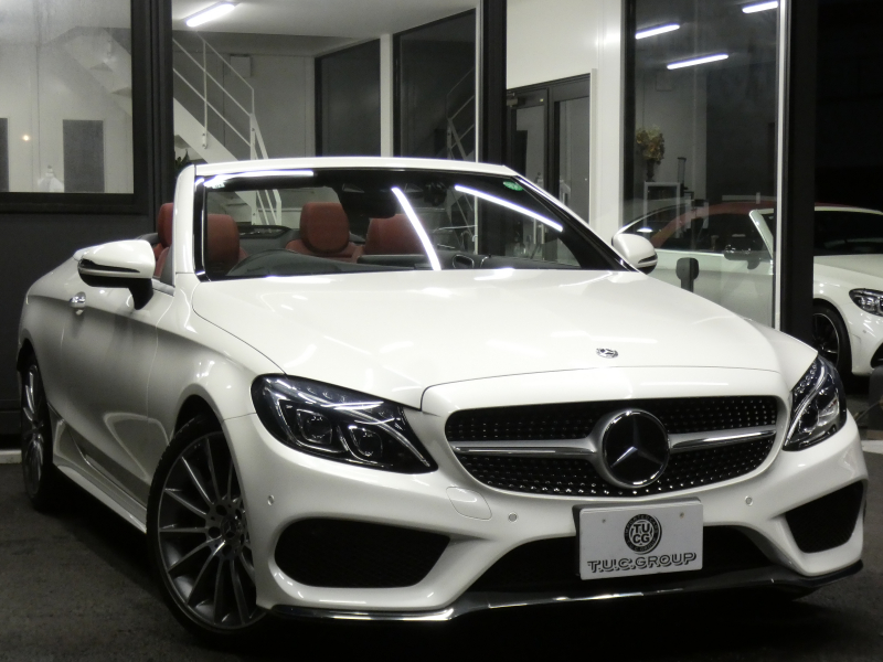 メルセデスベンツ Cクラス C180 ｶﾌﾞﾘｵﾚ ﾚｻﾞｰｴｸｽｸﾙｰｼﾌﾞ&ﾚｰﾀﾞｰｾｰﾌﾃｨPKG　9速AT meｺﾈｸﾄ AMGｴｱﾛ&19ｲﾝﾁｱﾙﾐ 赤革 赤幌 HDDﾅﾋﾞ 地ﾃﾞｼﾞ Bｶﾒﾗ Bluetoothｵｰﾃﾞｨｵ ﾄﾞﾗﾚｺ LEDﾍｯﾄﾞﾗｲﾄ ｴｱﾊﾞﾗﾝｽPKG ﾍｯﾄﾞｱｯﾌﾟD　2年保証付