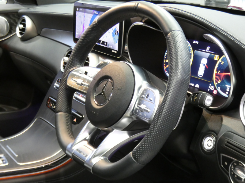 AMG GLC GLC43 4MATIC ﾚｻﾞｰｴｸｽｸﾙｰｼﾌﾞ&ﾚｰﾀﾞｰｾｰﾌﾃｨPKG　後期 390ps meｺﾈｸﾄ 黒本革/ﾍﾞﾝﾁﾚｰﾀｰ ﾊﾟﾉﾗﾏｻﾝﾙｰﾌ MBUXﾅﾋﾞ 地ﾃﾞｼﾞ 360ｶﾒﾗ ﾍｯﾄﾞｱｯﾌﾟD Burmester ｴｱﾊﾞﾗﾝｽPKG LEDﾍｯﾄﾞﾗｲﾄ AMGｴｱﾛ/20ｲﾝﾁAW　2年保証付