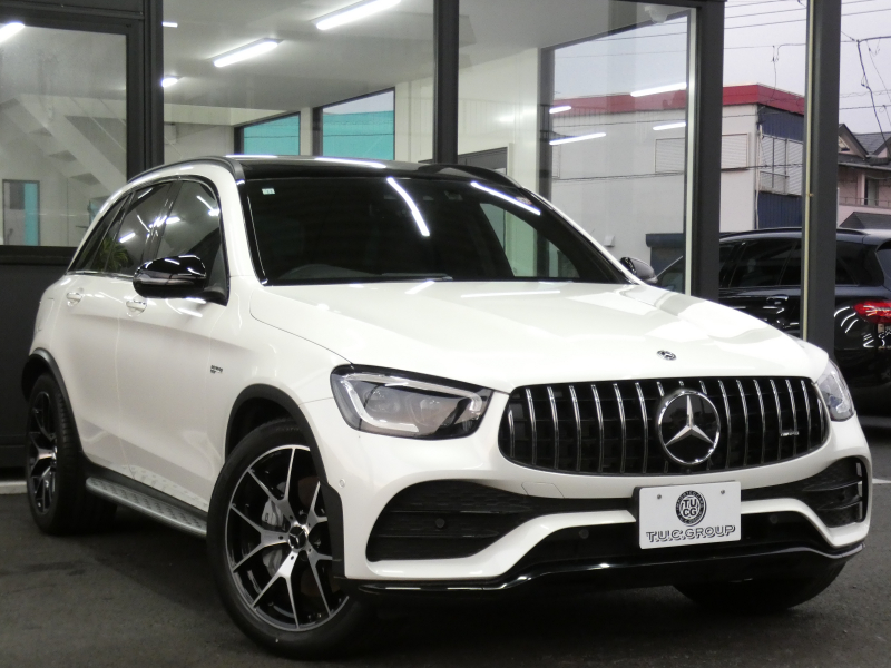 AMG GLC GLC43 4MATIC ﾚｻﾞｰｴｸｽｸﾙｰｼﾌﾞ&ﾚｰﾀﾞｰｾｰﾌﾃｨPKG　後期 390ps meｺﾈｸﾄ 黒本革/ﾍﾞﾝﾁﾚｰﾀｰ ﾊﾟﾉﾗﾏｻﾝﾙｰﾌ MBUXﾅﾋﾞ 地ﾃﾞｼﾞ 360ｶﾒﾗ ﾍｯﾄﾞｱｯﾌﾟD Burmester ｴｱﾊﾞﾗﾝｽPKG LEDﾍｯﾄﾞﾗｲﾄ AMGｴｱﾛ/20ｲﾝﾁAW　2年保証付