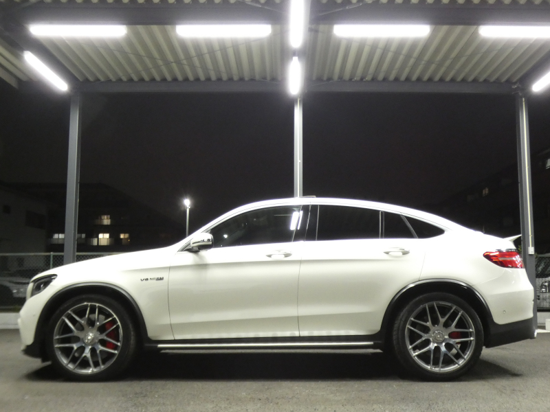 AMG GLCクーペ GLC63 S 4MATIC+ ｸｰﾍﾟ ﾚｻﾞｰｴｸｽｸﾙｰｼﾌﾞ&ﾚｰﾀﾞｰｾｰﾌﾃｨPKG　meｺﾈｸﾄ 510ps 黒ﾅｯﾊﾟﾚｻﾞｰ 前後ﾋｰﾀｰ ｻﾝﾙｰﾌ ﾅﾋﾞTV 360度ｶﾒﾗ Burmester ﾍｯﾄﾞｱｯﾌﾟD ｴｱﾊﾞﾗﾝｽP 前後ﾄﾞﾗﾚｺ AMGｴｱﾛ&AMG21ｲﾝﾁAW　2年保証付