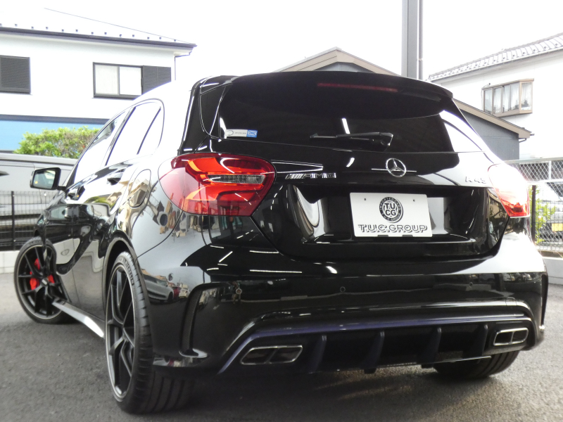 AMG Aクラス A45 4MATIC AMGｱﾄﾞﾊﾞﾝｽﾄﾞ&ﾚｰﾀﾞｰｾｰﾌﾃｨPKG　後期 381ps ｷｰﾚｽｺﾞｰ ﾊﾟﾌｫｰﾏﾝｽｼｰﾄ&可変ﾊﾟﾌｫｰﾏﾝｽｴｸﾞｿﾞｰｽﾄ AMGｴｱﾛ&18AW ﾊﾟﾅﾒﾘｶｰﾅｸﾞﾘﾙ ﾅﾋﾞTV Aｶｰﾌﾟﾚｲ Bｶﾒﾗ harman/kardon LEDﾍｯﾄﾞﾗｲﾄ/ｵｰﾄHB　2年保証付