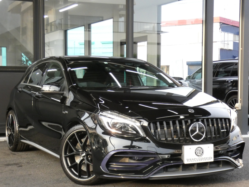 AMG Aクラス A45 4MATIC AMGｱﾄﾞﾊﾞﾝｽﾄﾞ&ﾚｰﾀﾞｰｾｰﾌﾃｨPKG　後期 381ps ｷｰﾚｽｺﾞｰ ﾊﾟﾌｫｰﾏﾝｽｼｰﾄ&可変ﾊﾟﾌｫｰﾏﾝｽｴｸﾞｿﾞｰｽﾄ AMGｴｱﾛ&18AW ﾊﾟﾅﾒﾘｶｰﾅｸﾞﾘﾙ ﾅﾋﾞTV Aｶｰﾌﾟﾚｲ Bｶﾒﾗ harman/kardon LEDﾍｯﾄﾞﾗｲﾄ/ｵｰﾄHB　2年保証付