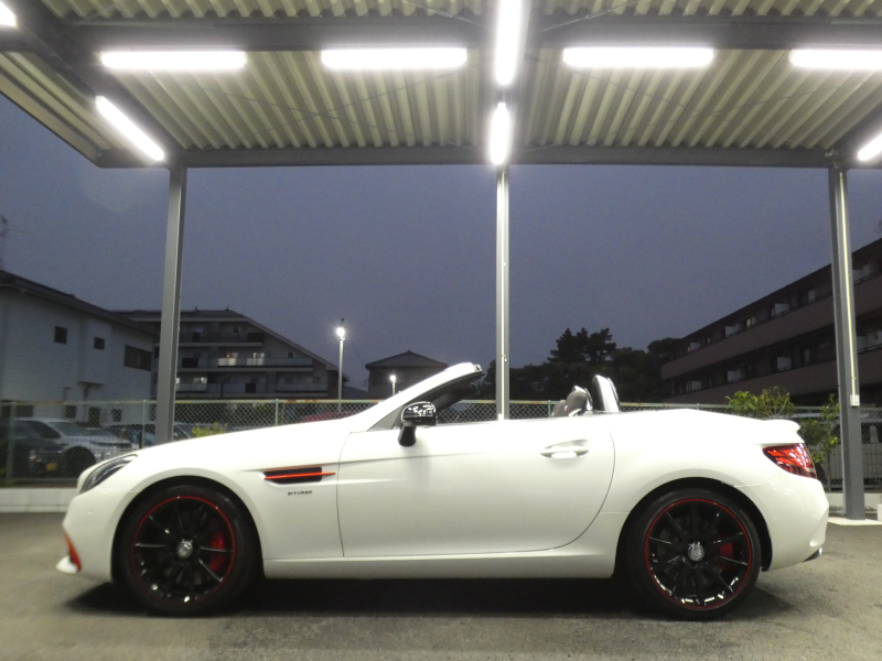 AMG SLC SLC43 ﾚｯﾄﾞｱｰﾄEDITION ﾚｰﾀﾞｰｾｰﾌﾃｨPKG　1ｵｰﾅｰ 特別仕様車 ﾏｼﾞｯｸｽｶｲﾙｰﾌ 専用ｴｸｽﾃﾘｱ&ｲﾝﾃﾘｱ 灰黒ﾅｯﾊﾟﾚｻﾞｰｼｰﾄ ﾋｰﾀｰ&ｴｱｽｶｰﾌ ﾅﾋﾞTV Bｶﾒﾗ Aｶｰﾌﾟﾚｲ harman/kardon AMGｴｱﾛ AMGﾚｯﾄﾞｷｬﾘﾊﾟｰ AMGﾗｲﾄﾞｺﾝﾄﾛｰﾙｻｽ　2年保証付