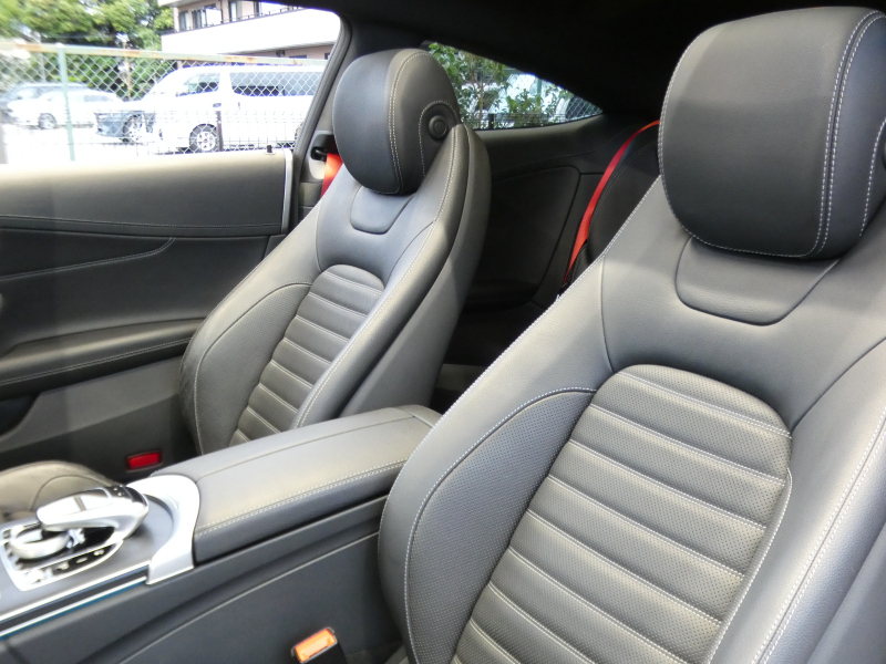 AMG Cクラス C43 4MATIC ｸｰﾍﾟ ﾚｰﾀﾞｰｾｰﾌﾃｨPKG　9速AT AMGｴｱﾛ&19ｲﾝﾁｱﾙﾐ 黒本革 ﾊﾟﾉﾗﾏSR HDDﾅﾋﾞ 地ﾃﾞｼﾞ ﾊﾞｯｸｶﾒﾗ Burmester ﾊﾟﾌｭｰﾑｱﾄﾏｲｻﾞｰ ﾄﾞﾗﾚｺ 自動ﾄﾗﾝｸ/ﾌｯﾄOP LEDﾍｯﾄﾞﾗｲﾄ/ｱﾀﾞﾌﾟﾃｨﾌﾞHB　2年保証付