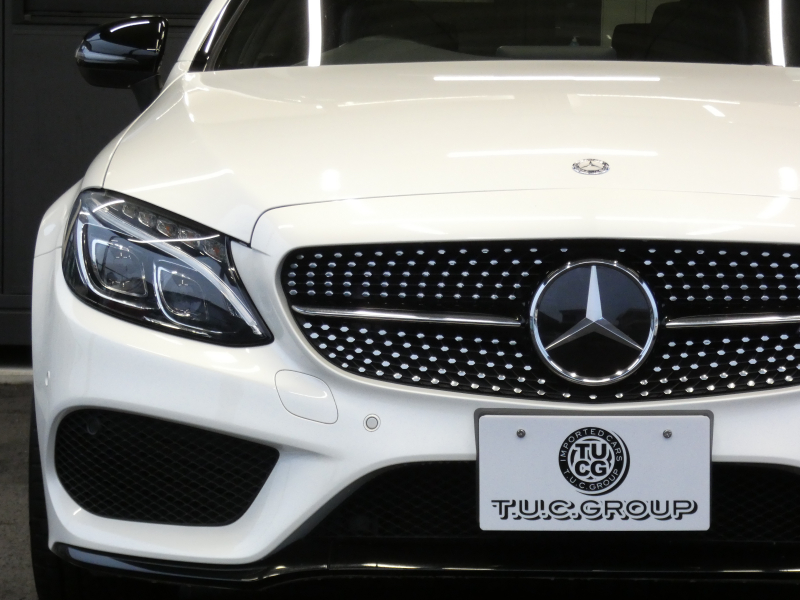 AMG Cクラス C43 4MATIC ｸｰﾍﾟ ﾚｰﾀﾞｰｾｰﾌﾃｨPKG　9速AT AMGｴｱﾛ&19ｲﾝﾁｱﾙﾐ 黒本革 ﾊﾟﾉﾗﾏSR HDDﾅﾋﾞ 地ﾃﾞｼﾞ ﾊﾞｯｸｶﾒﾗ Burmester ﾊﾟﾌｭｰﾑｱﾄﾏｲｻﾞｰ ﾄﾞﾗﾚｺ 自動ﾄﾗﾝｸ/ﾌｯﾄOP LEDﾍｯﾄﾞﾗｲﾄ/ｱﾀﾞﾌﾟﾃｨﾌﾞHB　2年保証付