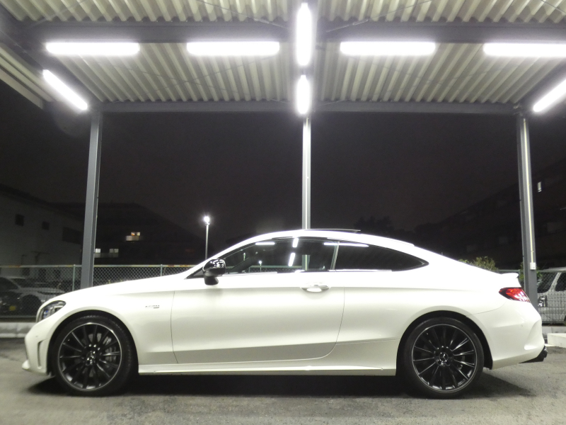 AMG Cクラス C43 4MATIC ｸｰﾍﾟ ﾚｰﾀﾞｰｾｰﾌﾃｨPKG　後期 390ps meｺﾈｸﾄ 黒本革 ﾊﾟﾉﾗﾏSR HDDﾅﾋﾞ 地ﾃﾞｼﾞ Appleｶｰﾌﾟﾚｲ ﾍｯﾄﾞｱｯﾌﾟD Burmester ｴｱﾊﾞﾗﾝｽPKG ｵｰﾄﾄﾗﾝｸ 前後ﾄﾞﾗﾚｺ ﾏﾙﾁﾋﾞｰﾑLEDﾍｯﾄﾞﾗｲﾄ　2年保証付