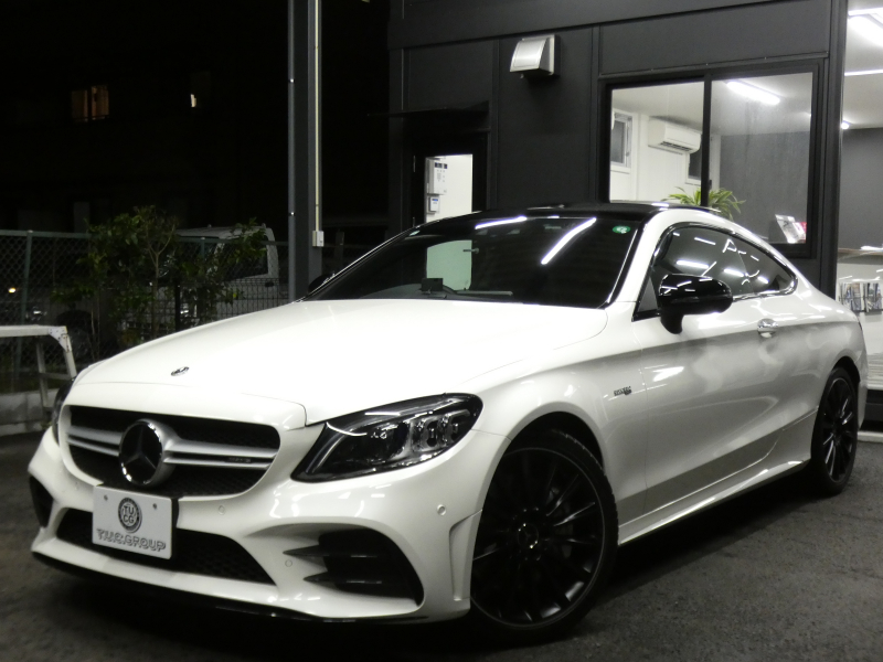 AMG Cクラス C43 4MATIC ｸｰﾍﾟ ﾚｰﾀﾞｰｾｰﾌﾃｨPKG　後期 390ps meｺﾈｸﾄ 黒本革 ﾊﾟﾉﾗﾏSR HDDﾅﾋﾞ 地ﾃﾞｼﾞ Appleｶｰﾌﾟﾚｲ ﾍｯﾄﾞｱｯﾌﾟD Burmester ｴｱﾊﾞﾗﾝｽPKG ｵｰﾄﾄﾗﾝｸ 前後ﾄﾞﾗﾚｺ ﾏﾙﾁﾋﾞｰﾑLEDﾍｯﾄﾞﾗｲﾄ　2年保証付