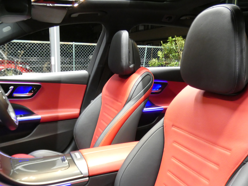 メルセデスベンツ Cクラス C200 ｽﾃｰｼｮﾝﾜｺﾞﾝ AVG AMGﾗｲﾝ&ﾚｻﾞｰｴｸｽｸﾙｰｼﾌﾞ&ﾍﾞｰｼｯｸPKG　ISG搭載 AMGｴｱﾛ&18AW 赤黒革ｼｰﾄ ﾊﾟﾉﾗﾏSR MBUXﾅﾋﾞ 地ﾃﾞｼﾞ 360ｶﾒﾗ Appleｶｰﾌﾟﾚｲ ﾍｯﾄﾞｱｯﾌﾟD ﾃﾞｼﾞﾀﾙｺｯｸﾋﾟｯﾄD 自動ﾘｱｹﾞｰﾄ DIGITALﾗｲﾄ　新車保証継承可能