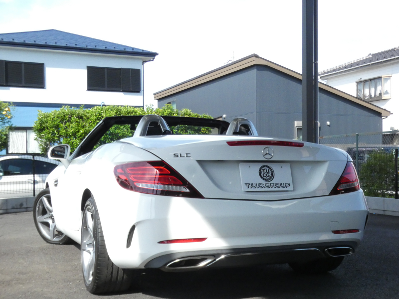 メルセデスベンツ SLCクラス SLC180 ｽﾎﾟｰﾂ ﾚｰﾀﾞｰｾｰﾌﾃｨPKG　9速AT AMGｴｱﾛ&18AW ｷｰﾚｽｺﾞｰ  黒本革ｼｰﾄ/ﾋｰﾀｰ HDDﾅﾋﾞ 地ﾃﾞｼﾞ Bｶﾒﾗ ﾀﾞｲﾅﾐｯｸｾﾚｸﾄ ﾀﾞｯｼｭﾎﾞｰﾄﾞｸﾛｯｸ LEDﾍｯﾄﾞﾗｲﾄ/ｱﾀﾞﾌﾟﾃｨﾌﾞHB ﾏﾙﾁｶﾗｰｱﾝﾋﾞｴﾝﾄﾗｲﾄ　2年保証付