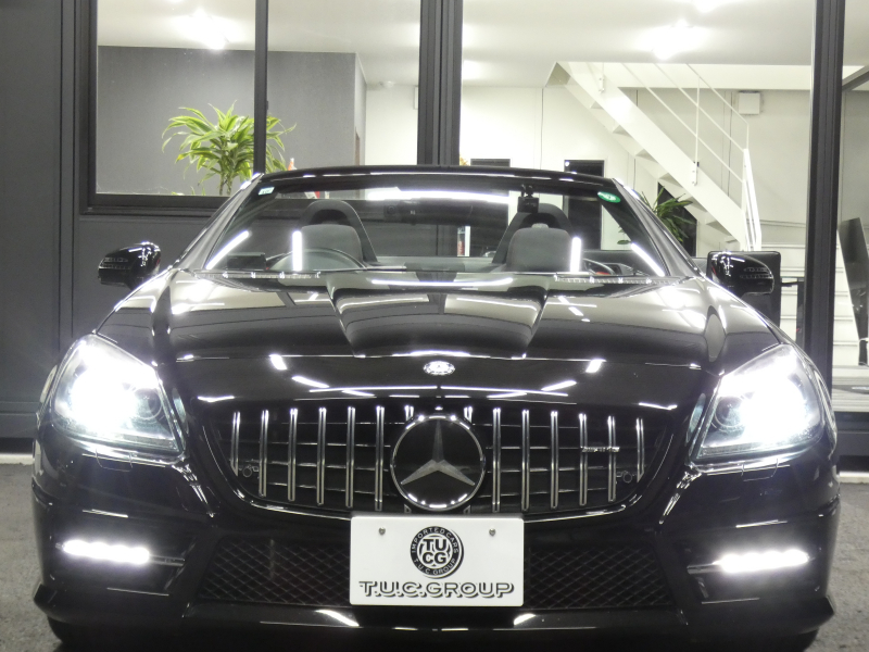 メルセデスベンツ SLKクラス SLK200 ﾄﾚﾝﾄﾞ+ AMGｽﾎﾟｰﾂ&ﾚｰﾀﾞｰｾｰﾌﾃｨPKG　9速AT 2,000ccE/G AMGｴｱﾛ 18ｲﾝﾁAW ﾀﾞｳﾝｻｽ FOXﾏﾌﾗｰ 黒本革ｼｰﾄ ﾋｰﾀｰ&ｴｱｽｶｰﾌ HDDﾅﾋﾞ 地ﾃﾞｼﾞ ﾊﾞｯｸｶﾒﾗ ﾃﾞｼﾞﾀﾙｲﾝﾅｰﾐﾗｰ ﾊﾟﾄﾞﾙｼﾌﾄ ｷｾﾉﾝﾗｲﾄ/ｱﾀﾞﾌﾟﾃｨﾌﾞHB　2年保証付