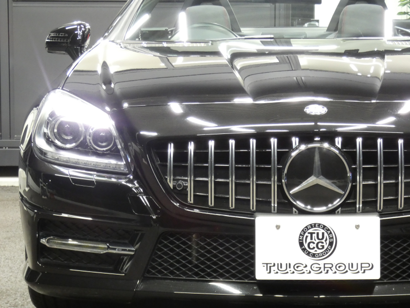 メルセデスベンツ SLKクラス SLK200 ﾄﾚﾝﾄﾞ+ AMGｽﾎﾟｰﾂ&ﾚｰﾀﾞｰｾｰﾌﾃｨPKG　9速AT 2,000ccE/G AMGｴｱﾛ 18ｲﾝﾁAW ﾀﾞｳﾝｻｽ FOXﾏﾌﾗｰ 黒本革ｼｰﾄ ﾋｰﾀｰ&ｴｱｽｶｰﾌ HDDﾅﾋﾞ 地ﾃﾞｼﾞ ﾊﾞｯｸｶﾒﾗ ﾃﾞｼﾞﾀﾙｲﾝﾅｰﾐﾗｰ ﾊﾟﾄﾞﾙｼﾌﾄ ｷｾﾉﾝﾗｲﾄ/ｱﾀﾞﾌﾟﾃｨﾌﾞHB　2年保証付