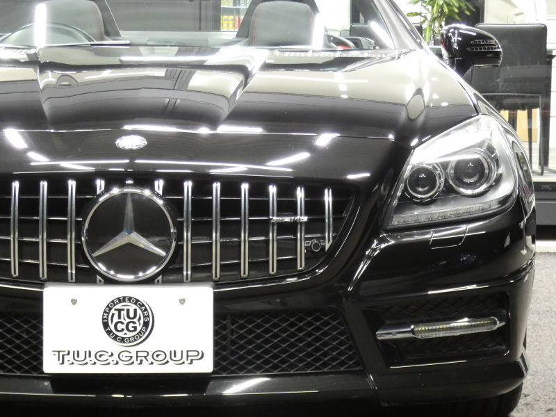 メルセデスベンツ SLKクラス SLK200 ﾄﾚﾝﾄﾞ+ AMGｽﾎﾟｰﾂ&ﾚｰﾀﾞｰｾｰﾌﾃｨPKG　9速AT 2,000ccE/G AMGｴｱﾛ 18ｲﾝﾁAW ﾀﾞｳﾝｻｽ FOXﾏﾌﾗｰ 黒本革ｼｰﾄ ﾋｰﾀｰ&ｴｱｽｶｰﾌ HDDﾅﾋﾞ 地ﾃﾞｼﾞ ﾊﾞｯｸｶﾒﾗ ﾃﾞｼﾞﾀﾙｲﾝﾅｰﾐﾗｰ ﾊﾟﾄﾞﾙｼﾌﾄ ｷｾﾉﾝﾗｲﾄ/ｱﾀﾞﾌﾟﾃｨﾌﾞHB　2年保証付