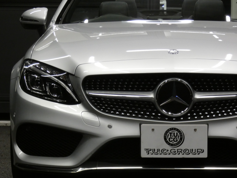 メルセデスベンツ Cクラス C300 ｶﾌﾞﾘｵﾚ ｽﾎﾟｰﾂ ﾚｰﾀﾞｰｾｰﾌﾃｨPKG　受注生産ﾓﾃﾞﾙ 9速AT AMGｴｱﾛ&19ｲﾝﾁｱﾙﾐ 黒本革 黒幌 HDDﾅﾋﾞ 地ﾃﾞｼﾞ Bｶﾒﾗ Bluetoothｵｰﾃﾞｨｵ 360ﾄﾞﾗﾚｺ LEDﾍｯﾄﾞﾗｲﾄ ｱﾀﾞﾌﾟﾃｨﾌﾞHB ｴｱﾊﾞﾗﾝｽPKG Burmesterｻﾗｳﾝﾄﾞ　2年保証付