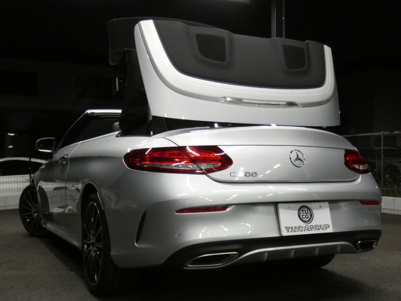 メルセデスベンツ Cクラス C300 ｶﾌﾞﾘｵﾚ ｽﾎﾟｰﾂ ﾚｰﾀﾞｰｾｰﾌﾃｨPKG　受注生産ﾓﾃﾞﾙ 9速AT AMGｴｱﾛ&19ｲﾝﾁｱﾙﾐ 黒本革 黒幌 HDDﾅﾋﾞ 地ﾃﾞｼﾞ Bｶﾒﾗ Bluetoothｵｰﾃﾞｨｵ 360ﾄﾞﾗﾚｺ LEDﾍｯﾄﾞﾗｲﾄ ｱﾀﾞﾌﾟﾃｨﾌﾞHB ｴｱﾊﾞﾗﾝｽPKG Burmesterｻﾗｳﾝﾄﾞ　2年保証付