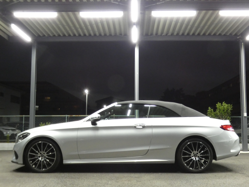 メルセデスベンツ Cクラス C300 ｶﾌﾞﾘｵﾚ ｽﾎﾟｰﾂ ﾚｰﾀﾞｰｾｰﾌﾃｨPKG　受注生産ﾓﾃﾞﾙ 9速AT AMGｴｱﾛ&19ｲﾝﾁｱﾙﾐ 黒本革 黒幌 HDDﾅﾋﾞ 地ﾃﾞｼﾞ Bｶﾒﾗ Bluetoothｵｰﾃﾞｨｵ 360ﾄﾞﾗﾚｺ LEDﾍｯﾄﾞﾗｲﾄ ｱﾀﾞﾌﾟﾃｨﾌﾞHB ｴｱﾊﾞﾗﾝｽPKG Burmesterｻﾗｳﾝﾄﾞ　2年保証付