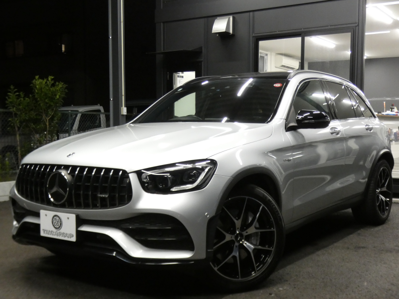 AMG GLC GLC43 4MATIC ﾚｻﾞｰｴｸｽｸﾙｰｼﾌﾞ&ﾚｰﾀﾞｰｾｰﾌﾃｨPKG　後期 390ps meｺﾈｸﾄ 赤黒革/ﾋｰﾀｰ ﾊﾟﾉﾗﾏｻﾝﾙｰﾌ MBUXﾅﾋﾞ 地ﾃﾞｼﾞ 360ｶﾒﾗ ﾍｯﾄﾞｱｯﾌﾟD 前後ﾄﾞﾗﾚｺ Burmester ｴｱﾊﾞﾗﾝｽPKG LEDﾍｯﾄﾞﾗｲﾄ AMGｴｱﾛ/20ｲﾝﾁAW　2年保証付