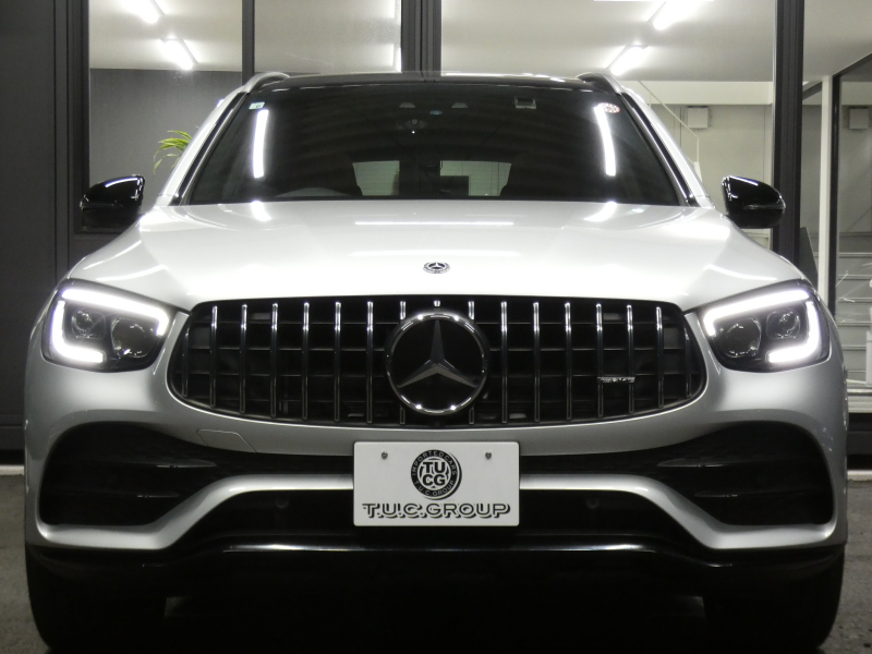 AMG GLC GLC43 4MATIC ﾚｻﾞｰｴｸｽｸﾙｰｼﾌﾞ&ﾚｰﾀﾞｰｾｰﾌﾃｨPKG　後期 390ps meｺﾈｸﾄ 赤黒革/ﾋｰﾀｰ ﾊﾟﾉﾗﾏｻﾝﾙｰﾌ MBUXﾅﾋﾞ 地ﾃﾞｼﾞ 360ｶﾒﾗ ﾍｯﾄﾞｱｯﾌﾟD 前後ﾄﾞﾗﾚｺ Burmester ｴｱﾊﾞﾗﾝｽPKG LEDﾍｯﾄﾞﾗｲﾄ AMGｴｱﾛ/20ｲﾝﾁAW　2年保証付