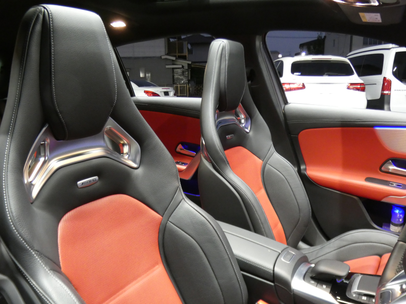 AMG Aクラス A45 S 4MATIC+ AMGﾊﾟﾌｫｰﾏﾝｽ&AMGｱﾄﾞﾊﾞﾝｽﾄﾞ&ﾅﾋﾞｹﾞｰｼｮﾝ&ﾚｰﾀﾞｰｾｰﾌﾃｨPKG　421ps AMGﾊﾟﾌｫｰﾏﾝｽｼｰﾄ&ｽﾃｱﾘﾝｸﾞ&ｴｸﾞｿﾞｰｽﾄ 赤黒革/ﾍﾞﾝﾁﾚｰﾀｰ ﾊﾟﾉﾗﾏSR MBUXﾅﾋﾞ 地ﾃﾞｼﾞ 360ｶﾒﾗ Burmester ﾍｯﾄﾞｱｯﾌﾟD ﾄﾞﾗﾚｺ LEDﾍｯﾄﾞﾗｲﾄ　2年保証付