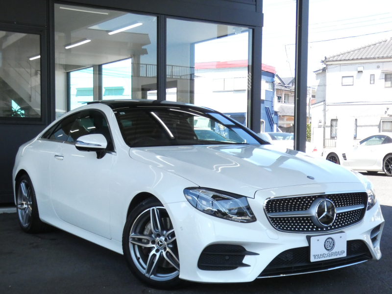 メルセデスベンツ Eクラス E300 ｸｰﾍﾟ ｽﾎﾟｰﾂ ｴｸｽｸﾙｰｼﾌﾞ&ﾚｰﾀﾞｰｾｰﾌﾃｨPKG　245ps AMGｴｱﾛ&19AW ﾄﾗﾝｸｽﾎﾟｲﾗｰ ｷｰﾚｽｺﾞｰ ﾅｯﾊﾟ黒革 ﾍﾞﾝﾁﾚｰﾀｰ&ﾏｯｻｰｼﾞ ﾊﾟﾉﾗﾏｻﾝﾙｰﾌ ﾅﾋﾞTV 360ｶﾒﾗ Aｶｰﾌﾟﾚｲ Burmester ﾍｯﾄﾞｱｯﾌﾟD ｴｱﾊﾞﾗﾝｽPKG ｵｰﾄﾄﾗﾝｸ　2年保証付