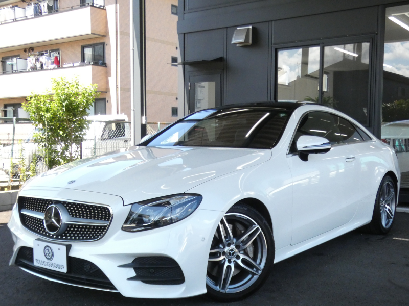 メルセデスベンツ Eクラス E300 ｸｰﾍﾟ ｽﾎﾟｰﾂ ｴｸｽｸﾙｰｼﾌﾞ&ﾚｰﾀﾞｰｾｰﾌﾃｨPKG　245ps AMGｴｱﾛ&19AW ﾄﾗﾝｸｽﾎﾟｲﾗｰ ｷｰﾚｽｺﾞｰ ﾅｯﾊﾟ黒革 ﾍﾞﾝﾁﾚｰﾀｰ&ﾏｯｻｰｼﾞ ﾊﾟﾉﾗﾏｻﾝﾙｰﾌ ﾅﾋﾞTV 360ｶﾒﾗ Aｶｰﾌﾟﾚｲ Burmester ﾍｯﾄﾞｱｯﾌﾟD ｴｱﾊﾞﾗﾝｽPKG ｵｰﾄﾄﾗﾝｸ　2年保証付
