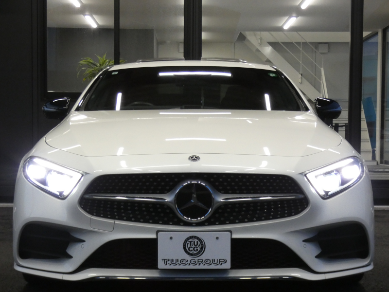 メルセデスベンツ CLS CLS450 4MATIC スポーツ エクスクルーシブ&レーダーセーフティPKG 1オーナー ISG搭載 AMGエアロ&19AW 赤黒ナッパレザー/ベンチレーター/マッサージ サンルーフ ナビTV Appleカープレイ 360度カメラ ドラレコ Burmester ヘッドアップD エアバランスPKG 自動トランク LEDライト 2年保証付