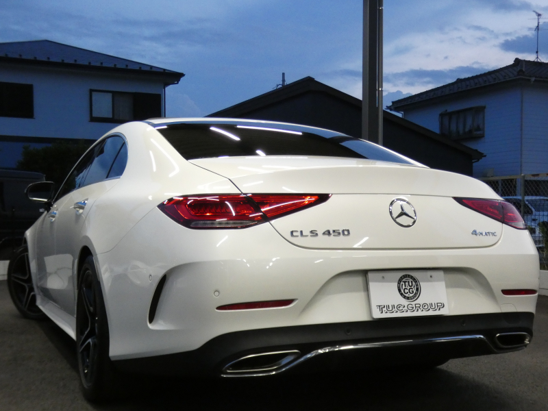 メルセデスベンツ CLS CLS450 4MATIC スポーツ エクスクルーシブ&レーダーセーフティPKG 1オーナー ISG搭載 AMGエアロ&19AW 赤黒ナッパレザー/ベンチレーター/マッサージ サンルーフ ナビTV Appleカープレイ 360度カメラ ドラレコ Burmester ヘッドアップD エアバランスPKG 自動トランク LEDライト 2年保証付