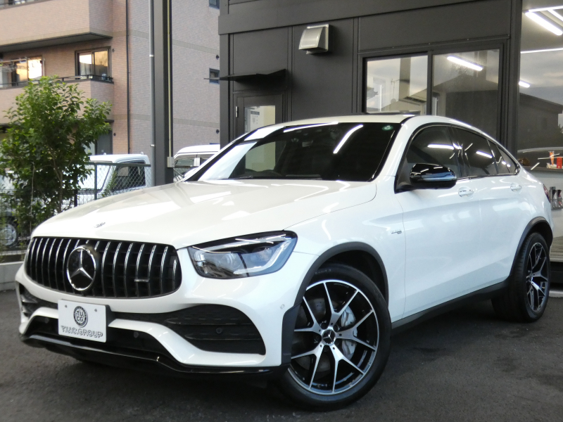 AMG GLCクーペ GLC43 4MATIC ｸｰﾍﾟ ﾚｻﾞｰｴｸｽｸﾙｰｼﾌﾞ&ﾚｰﾀﾞｰｾｰﾌﾃｨPKG　後期 390ps meｺﾈｸﾄ 黒革/ﾋｰﾀｰ/ﾍﾞﾝﾁﾚｰﾀｰ/ﾏｯｻｰｼﾞ ｻﾝﾙｰﾌ MBUXﾅﾋﾞ 地ﾃﾞｼﾞ 360ｶﾒﾗ ﾍｯﾄﾞｱｯﾌﾟD 360度ﾄﾞﾗﾚｺ Burmester ｴｱﾊﾞﾗﾝｽPKG LEDﾍｯﾄﾞﾗｲﾄ AMGｴｱﾛ/20ｲﾝﾁAW　2年保証付